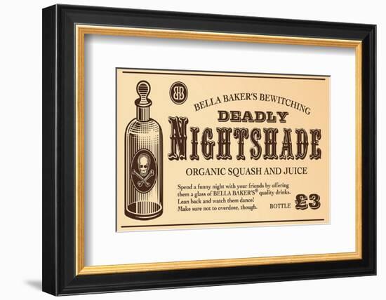 Deadly Nightshade-null-Framed Premium Giclee Print