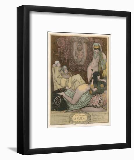 Deadly Sins / Sloth-null-Framed Art Print