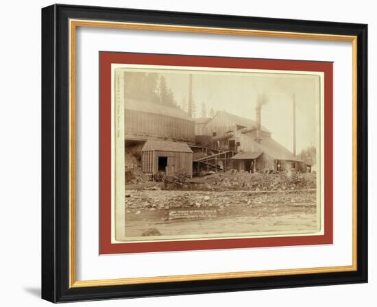 Deadwood and Delaware Smelter at Deadwood, S.Dak-John C. H. Grabill-Framed Giclee Print