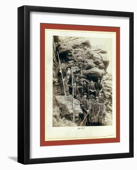 Deadwood Central R.R. Engineer Corps-John C. H. Grabill-Framed Giclee Print