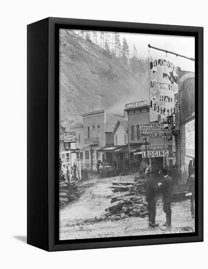 Deadwood, South Dakota-null-Framed Premier Image Canvas