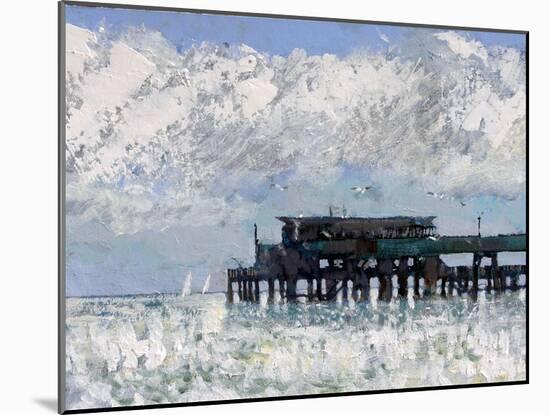Deal Pier 2013 2007-Clive Metcalfe-Mounted Giclee Print