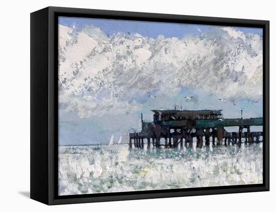 Deal Pier 2013 2007-Clive Metcalfe-Framed Premier Image Canvas