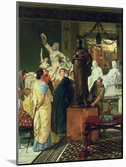 Dealer in Statues-Sir Lawrence Alma-Tadema-Mounted Giclee Print
