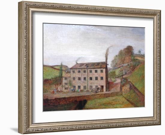 Dean Clough Mill, Bowling Dyke-Richard Drummond-Framed Giclee Print