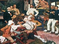 The Ceremony of the Golden Spike on 10th May, 1869-Dean Cornwell-Giclee Print