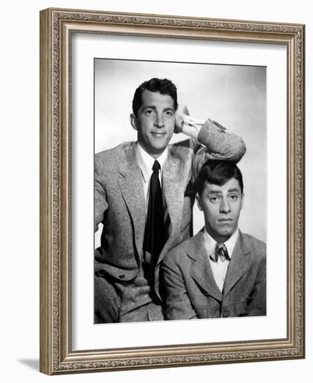 Dean Martin and Jerry Lewis, 1950-null-Framed Photo