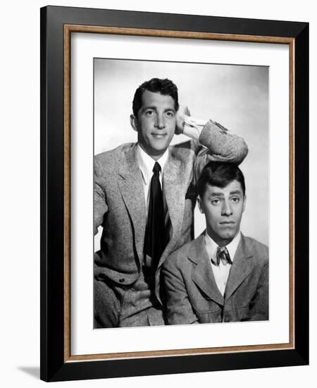 Dean Martin and Jerry Lewis, 1950-null-Framed Photo