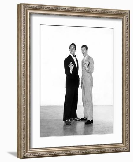 Dean Martin and Jerry Lewis, 1951-null-Framed Photo