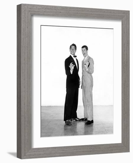 Dean Martin and Jerry Lewis, 1951-null-Framed Photo