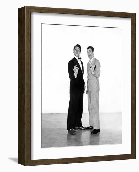 Dean Martin and Jerry Lewis, 1951-null-Framed Photo