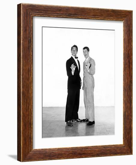 Dean Martin and Jerry Lewis, 1951-null-Framed Photo