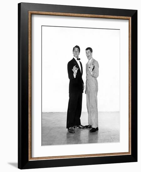 Dean Martin and Jerry Lewis, 1951-null-Framed Photo