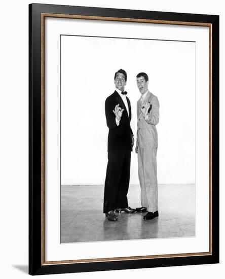 Dean Martin and Jerry Lewis, 1951-null-Framed Photo