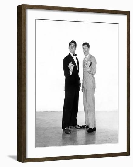 Dean Martin and Jerry Lewis, 1951-null-Framed Photo