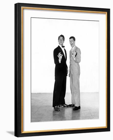 Dean Martin and Jerry Lewis, 1951-null-Framed Photo