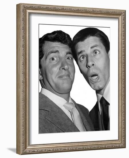 Dean Martin and Jerry Lewis, 1953-null-Framed Photo