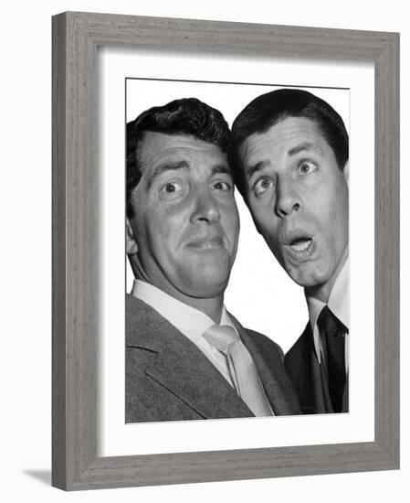 Dean Martin and Jerry Lewis, 1953-null-Framed Photo