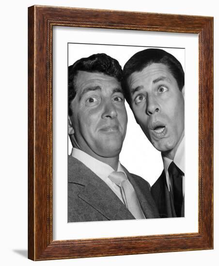 Dean Martin and Jerry Lewis, 1953-null-Framed Photo