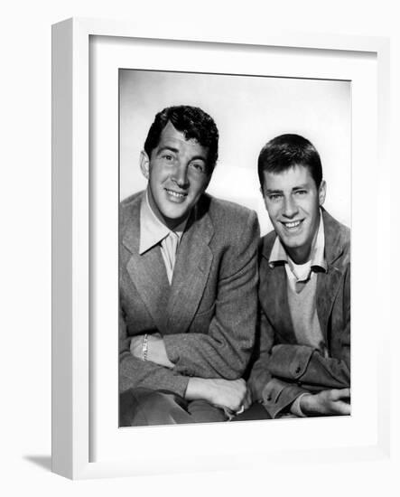 DEAN MARTIN AND JERRY LEWIS in the 50's (b/w photo)-null-Framed Photo