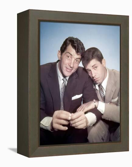 DEAN MARTIN AND JERRY LEWIS in the 50's (photo)-null-Framed Stretched Canvas