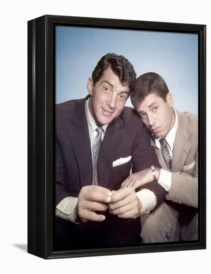 DEAN MARTIN AND JERRY LEWIS in the 50's (photo)-null-Framed Stretched Canvas