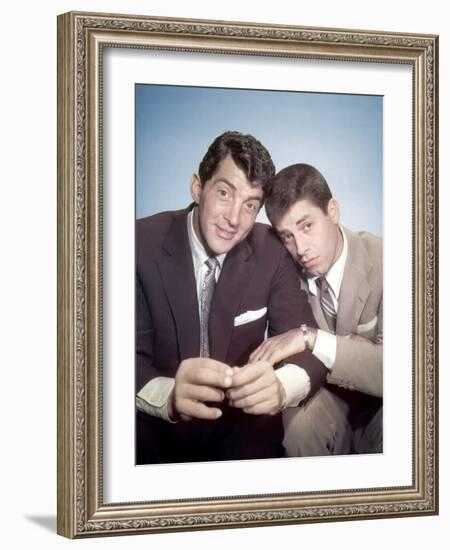 DEAN MARTIN AND JERRY LEWIS in the 50's (photo)-null-Framed Photo