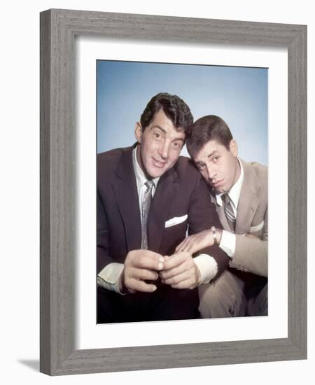 DEAN MARTIN AND JERRY LEWIS in the 50's (photo)-null-Framed Photo