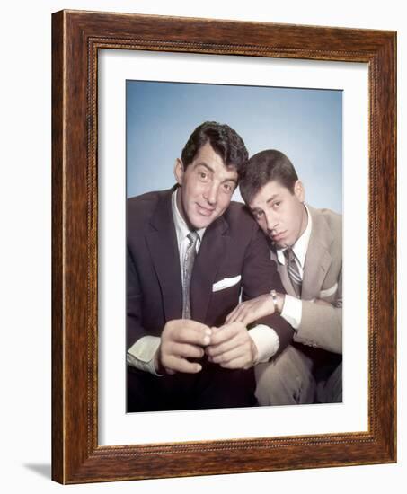 DEAN MARTIN AND JERRY LEWIS in the 50's (photo)-null-Framed Photo