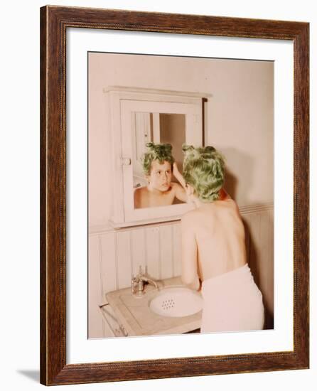 Dean Stockwell in the Movie "The Boy with Green Hair"-Bob Landry-Framed Premium Photographic Print