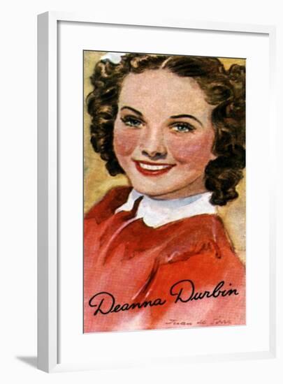 Deanna Durbin, (1921-199), Singer and Actress in Hollywood Films of the 1930S and 1940S-null-Framed Giclee Print