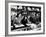 Deanna Durbin having Ice Cream Soda at Counter with Eddie Cantor During Visit to the City-Alfred Eisenstaedt-Framed Premium Photographic Print