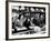 Deanna Durbin having Ice Cream Soda at Counter with Eddie Cantor During Visit to the City-Alfred Eisenstaedt-Framed Premium Photographic Print