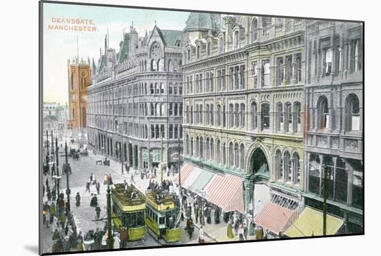 Deansgate, Manchester-null-Mounted Giclee Print