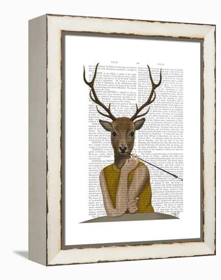 Dear Audrey-Fab Funky-Framed Stretched Canvas