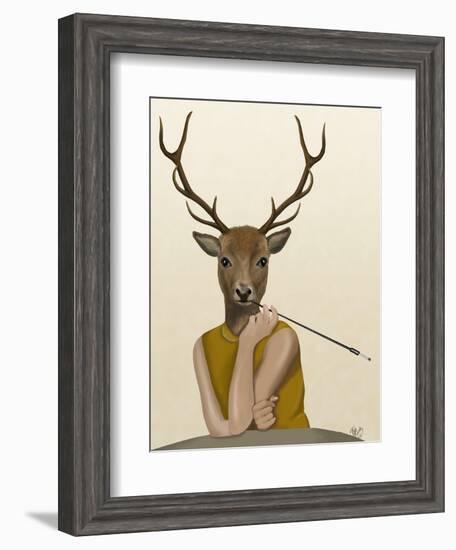 Dear Audrey-Fab Funky-Framed Art Print