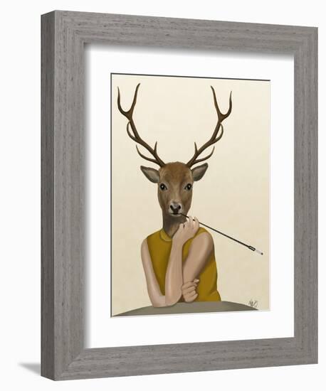 Dear Audrey-Fab Funky-Framed Art Print