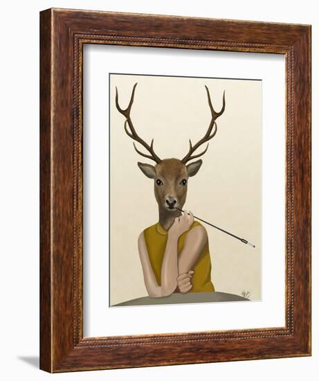 Dear Audrey-Fab Funky-Framed Art Print