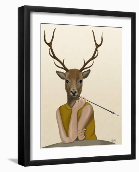 Dear Audrey-Fab Funky-Framed Art Print