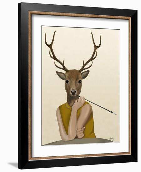 Dear Audrey-Fab Funky-Framed Art Print