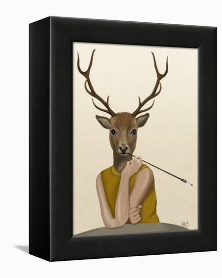 Dear Audrey-Fab Funky-Framed Stretched Canvas