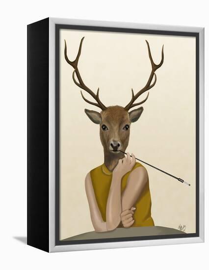 Dear Audrey-Fab Funky-Framed Stretched Canvas