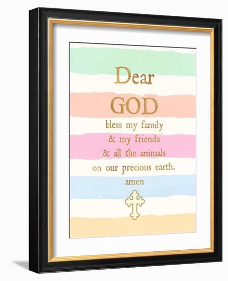 Dear God-Bella Dos Santos-Framed Art Print
