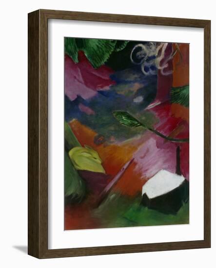 Dear in the Forest I, 1911-Franz Marc-Framed Giclee Print