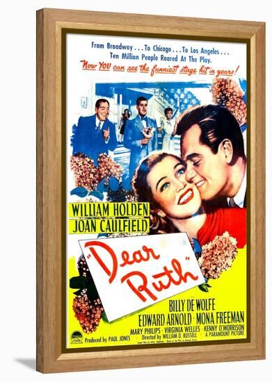 Dear Ruth, US poster, Joan Caulfield, William Holden, 1947-null-Framed Stretched Canvas