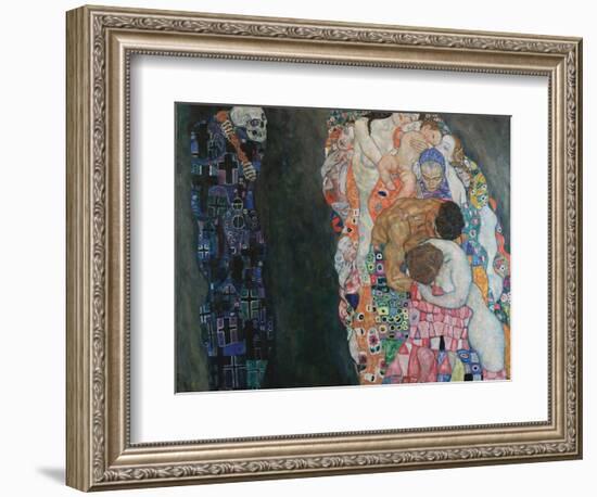 Death and Life, 1910-1915-Gustav Klimt-Framed Giclee Print