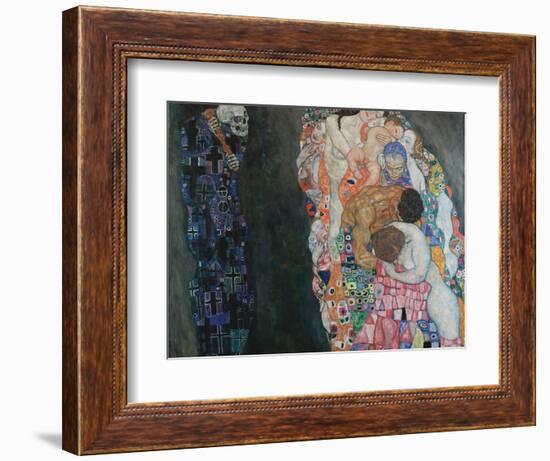 Death and Life, 1910-1915-Gustav Klimt-Framed Giclee Print