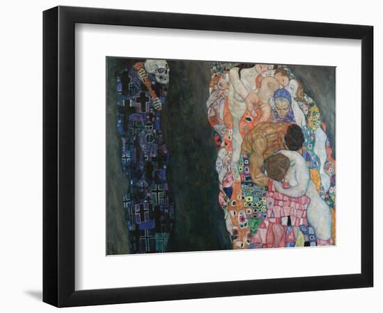 Death and Life, 1910-1915-Gustav Klimt-Framed Giclee Print