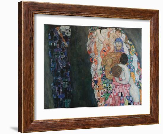 Death and Life, 1910-1915-Gustav Klimt-Framed Giclee Print