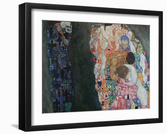 Death and Life, 1910-1915-Gustav Klimt-Framed Giclee Print